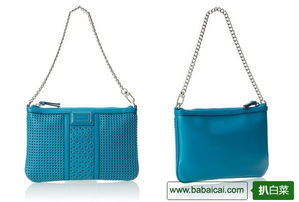 绝对值得抢~Nine West玖熙女式花朵镂空链条单肩手提包特价$19.18