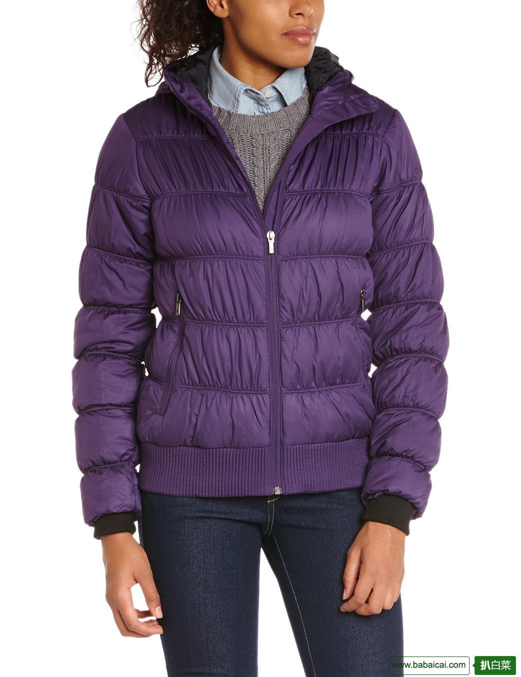 去抢吧~哥伦比亚女士防风防泼水热反射保暖夹克/棉服原价$150 现44.7 大白菜啊