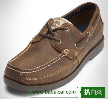 白菜！Timberland天木兰经典2孔船鞋$49.41，鞋服8折$39 到手约￥320