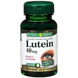 保护视力!Nature’s Bounty自然之宝叶黄素40mg*30粒特价$12.06 叠加$50-15+S&S实付$8.46