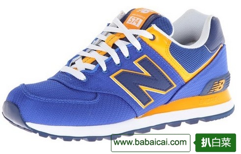 大码白菜！爆款New Balance新百伦ML574 复古男鞋特价$47.78  鞋服8折$38 到手约300元