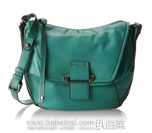 Kooba 女士小羊皮单肩斜挎包（原价$298，现3折$89.4），公码8折后实付$71.52