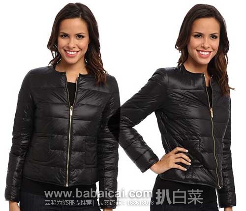 6PM:Calvin Klein Puffer女士双面穿羽绒服(原价$149.50，现$104.99）公码85折后实付$89.24