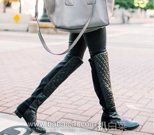 STUART WEITZMAN 女士过膝靴原价$650 现新低$324.98 到手约￥2100