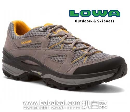 Lowa Men’s Tempest Mesh Hiking Shoe男士轻量徒步鞋（原价$130，现售价$87.63，），公码8折后实付$70.1