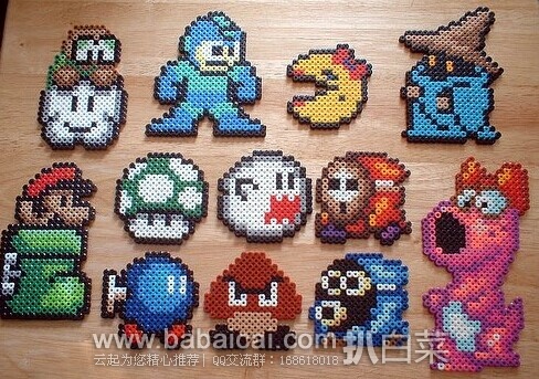 Perler Beads 拼拼豆豆11000粒装原价$17.29 现新低$7.99，直邮无税 运费仅$5.47 到手￥84