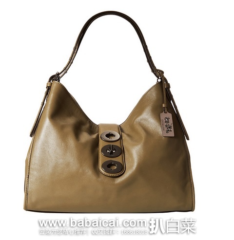 6pm：COACH蔻驰 高端款 最经典Madison麦迪逊系列 新款 真皮三重旋锁 单肩女包原价$458，现新低$274.99，到手￥1920