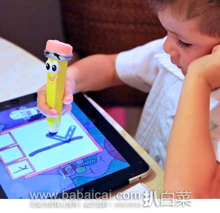 LeapFrog 跳跳蛙 iPad、iPhone 宝宝学习用触控笔 原价$14.99，现5折售价$7.48