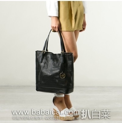 6pm：Michael Kors (MK)女士镂空手提单肩包原价$398，现历史新低$159.99 四折好白菜