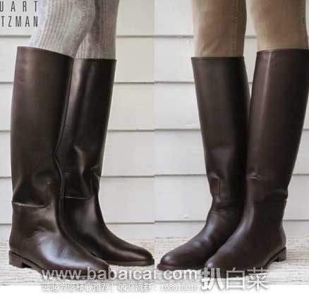 Stuart Weitzman 斯图尔特·韦茨曼 女士全皮16英寸马靴 原价$695，现$309.24