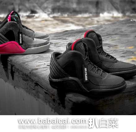 6PM:欧美潮牌Supra x Lil Wayne 明星限量系列 顶级滑板鞋 原价$110，现特价$34.99