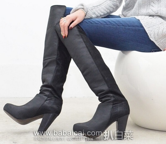 6pm：白菜！Steve Madden 19英寸女士高跟长靴原价$130，现3折历史新低$69.99，到手￥585