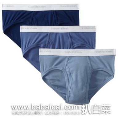 Calvin Klein 低腰版型 男式三角内裤原价$27.5,现仅$16.2,直邮无税,运费$3.18
