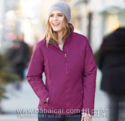 Columbia 哥伦比亚 女士 防水轻质保暖休闲夹克 原价$100，现3.2折售价$32.86