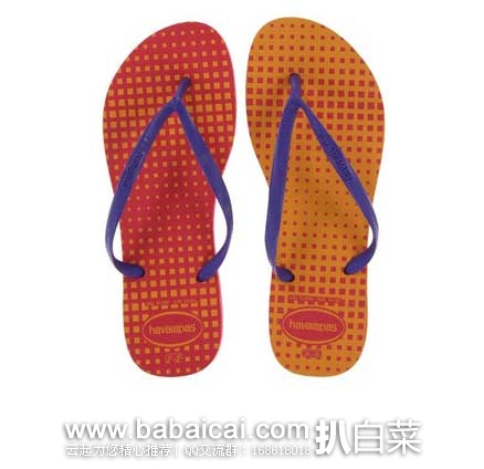 Havaianas 哈瓦那 Slim Graphic 女式人字拖 原价$28，现4.3折售价$12.11