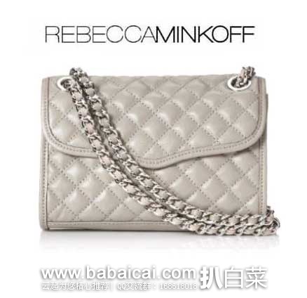 Rebecca Minkoff 瑞贝卡·明可弗 女士 Mini小香风格款菱格纹小挎包（原价$195，现6.1折$119),公码折后实付$95.2