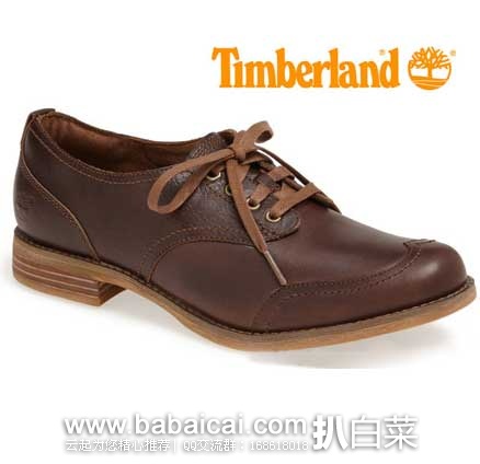 Timberland 天木兰 Savin Hill 女士 布洛克鞋风格牛津鞋 原价$120，现3.3折售价$40.48