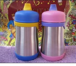 Thermos 膳魔师2段宝宝不锈钢保温学饮杯/鸭嘴杯原价$17 现史低$8.78，直邮无税