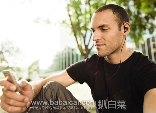 Sennheiser CX 300 II 森海塞尔精密低音入耳式耳机 原价$80，现3.3折新低价$25.99，直邮无税，运费仅$2.61