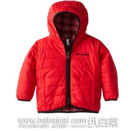 Columbia 哥伦比亚 Baby-Boys Double Trouble男宝 保暖棉服 原价$75，现2.6折售价$20.17