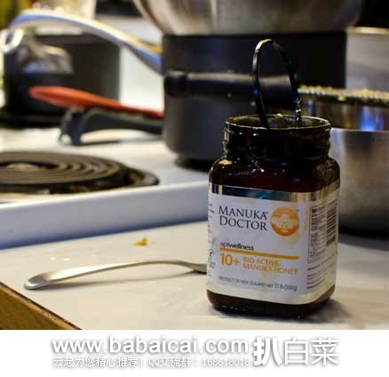补货并特价了~Manuka Doctor 新西兰麦芦卡蜂蜜500克 独麦素 UMF10+ 现$22.17，S&S后$21.06