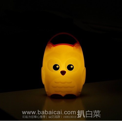 亚马逊海外购：Munchkin 麦肯齐 猫头鹰小夜灯  特价￥44.22，凑单直邮免运费，含税到手￥50