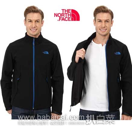 6PM：The North Face 乐斯菲斯 Apex 男士弹性经典防风外套 原价160，现5折售价$79.99，史低
