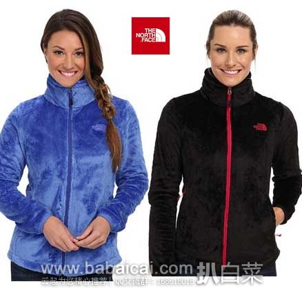 6PM：The North Face 乐斯菲斯 Osito 2 女士新款抓绒夹克  原价$99，现5折售价$49.99