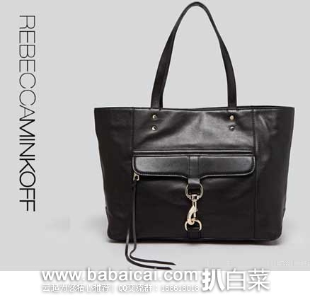 Rebecca Minkoff Bowery 女式真皮手提包(原价$325，现5.5折$178.37)，公码8折后实付$142.7