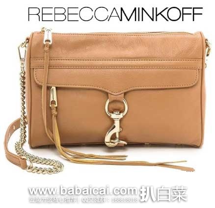 惊爆价出现~Rebecca Minkoff 瑞贝卡·明可弗 女士 MAC 大号单肩挎包原价$295，现$164.97，公码8折后新低$131.98
