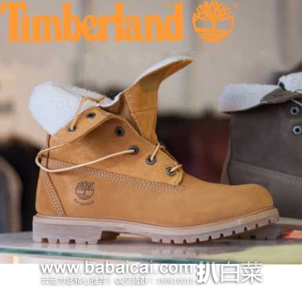 Timberland 天木兰 Teddy 女士经典款防水真皮保暖靴 原价$125，现5.5折售价$68.25
