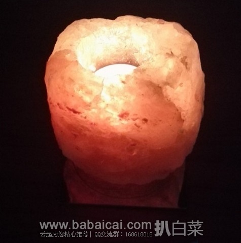 iHerb：Ancient Secrets 喜马拉雅盐水晶盐灯小号$9.55，中号$10.72，凑单95折+直邮免运费
