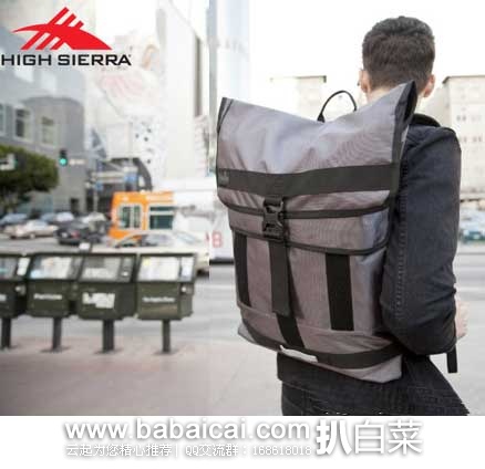 High Sierra 高山 PUBLICPAK 城市双肩包 原价$100，现2.2折售价$22.29