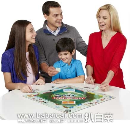 Hasbro 孩之宝 大富翁桌游(可定制版) 原价$21.99,现4折售价$9