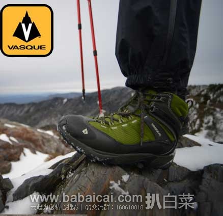 Vasque 男式雪地防水保暖徒步靴 原价$169.95，现4.9折售价$83.97