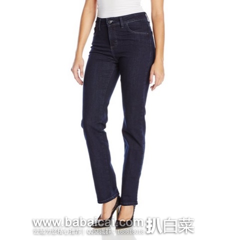 Lee 李牌 Classic-Fit Monroe 女式纯棉经典裁剪直筒牛仔裤 原价$52,现$24.9,公码8折$19.92