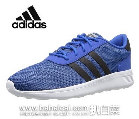 Adidas 阿迪达斯 NEO Lite Racer 男士生活时尚休闲鞋 原价$65,现新低$48.75