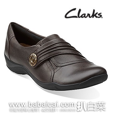 Clarks 其乐Kessa 女士休闲鞋 原价$100,现新低$30.2,直邮无税,运费仅$5.79