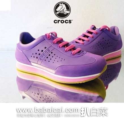 6PM：Crocs 卡骆驰  女宝小童款 时尚复古透气休闲鞋  原价$45，现3.3折售价$14.99