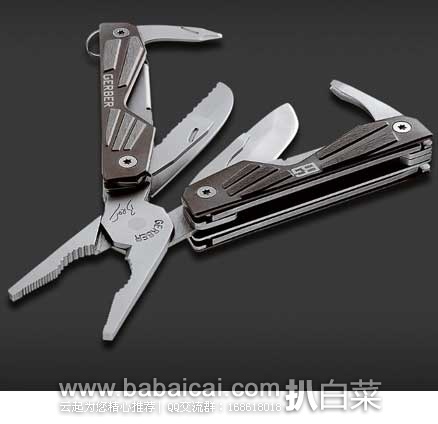 Gerber 戈博 Bear Grylls 31-000750 荒野求生迷你多功能工具钳 原价$21.88，现3.4折售价$7.56，新低