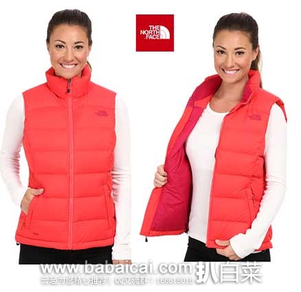 6PM：The North Face 北脸 700蓬女士羽绒马甲 原价$149，现4折历史新低$59.99