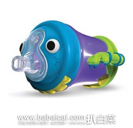 Nuby 努比 3D 小怪兽 宝宝 学饮杯（210ml ） 原价$6.99，现5.1折售价$3.59，新低！