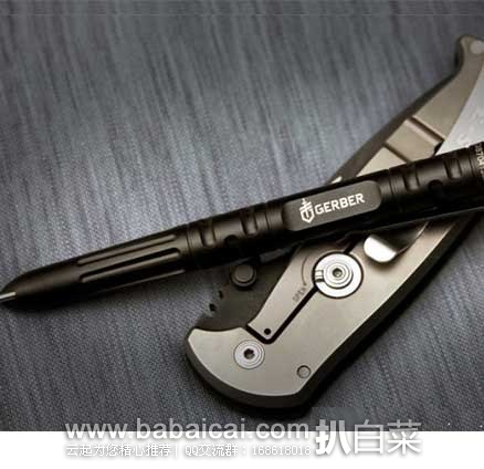 美军部队的标准装备！Gerber 戈博 31-001880 战术笔 原价$62，现5.6折售价$34.49