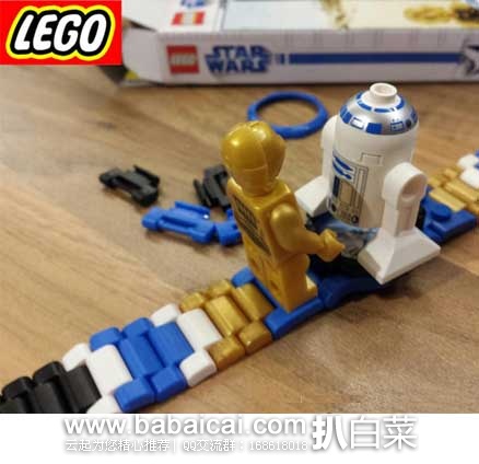 LEGO 乐高 星战系列 C-3PO and R2-D2 Bundle 手表套装 原价$24.99，现7.2折售价$17.99，史低