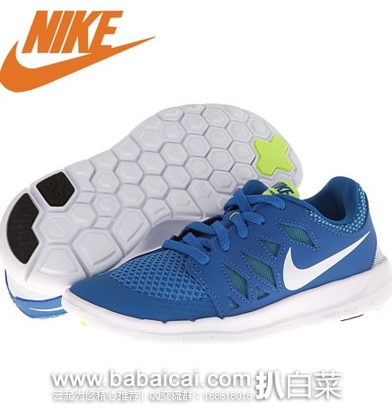 6PM：火爆款！Nike 耐克 Free 5 儿童款 时尚运动跑鞋 原价$62，现$30.99，到手约￥235