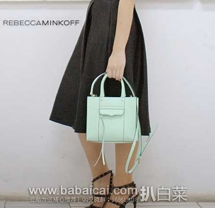 Rebecca Minkoff  瑞贝卡明可弗 女款 MAB Tote 经典小号真皮手提包 (原价$195，现6.3折售价$124.31) ，公码8折后实付$99.45