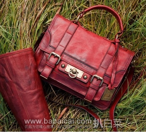FRYE 弗莱 超级明星款  中性真皮复古大号斜挎包 (原价$497.95，现售价$234.34)，公码7折后实付$164.04，新低