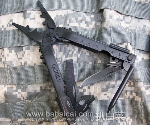 Gerber 戈博 Multi-Plier 600单手开启多功能工具钳47550 原价$94，现$38.88，直邮无税，$3.1