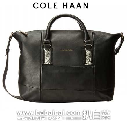 6PM：Cole Haan 可汗 女款  真皮单肩手提包 原价$298，现3.2折售价$94.99