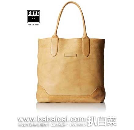 FRYE 弗莱 真皮复古做旧风格大号单肩包  原价$398，现3.9折售价$155.82